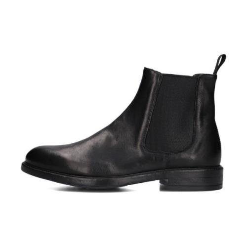 Klassieke Chelsea Boots voor Heren Giorgio , Black , Heren