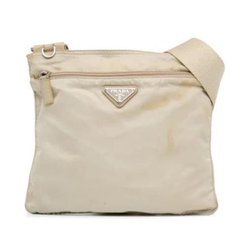 Pre-owned Nylon prada-bags Prada Vintage , Beige , Dames