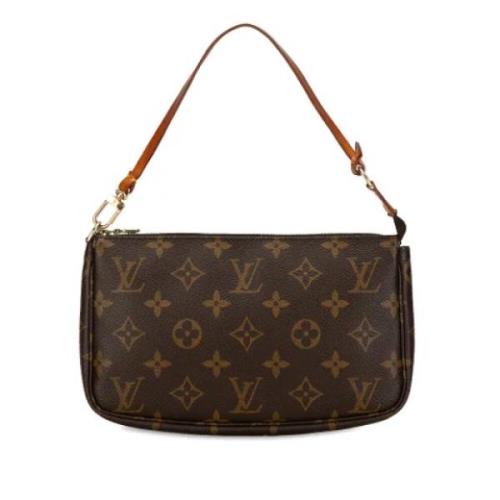 Pre-owned Canvas louis-vuitton-bags Louis Vuitton Vintage , Brown , Da...