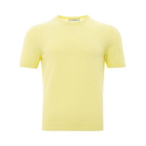 Sunny Cotton Luxury Tee voor de veeleisende Gentleman Gran Sasso , Yel...