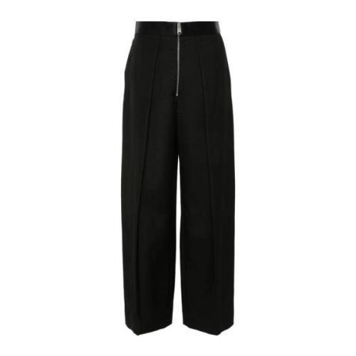 Zwarte Marine Pant Broek Khaite , Black , Dames