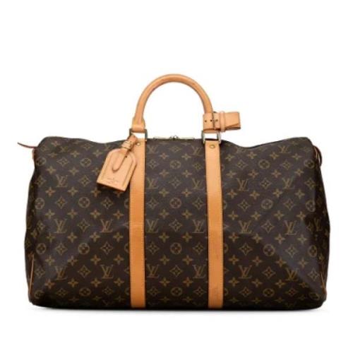 Pre-owned Canvas louis-vuitton-bags Louis Vuitton Vintage , Brown , Da...