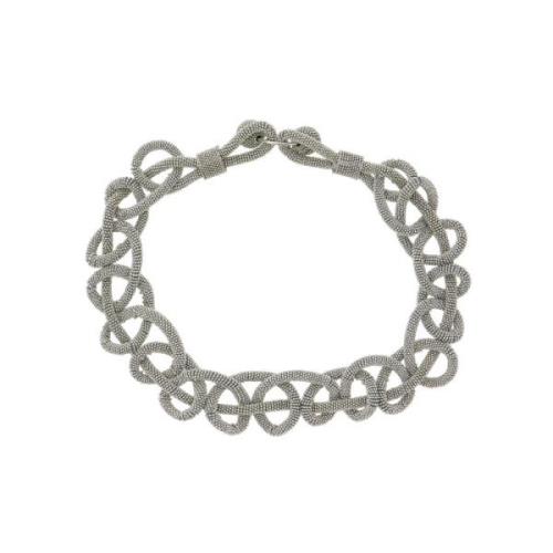 Grijze Ketting Collana Fabiana Filippi , Gray , Dames