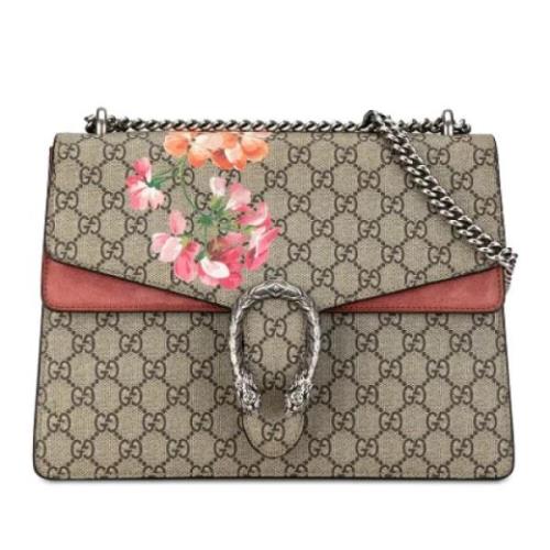 Pre-owned Fabric gucci-bags Gucci Vintage , Beige , Dames