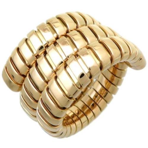 Pre-owned Yellow Gold rings Bvlgari Vintage , Yellow , Dames