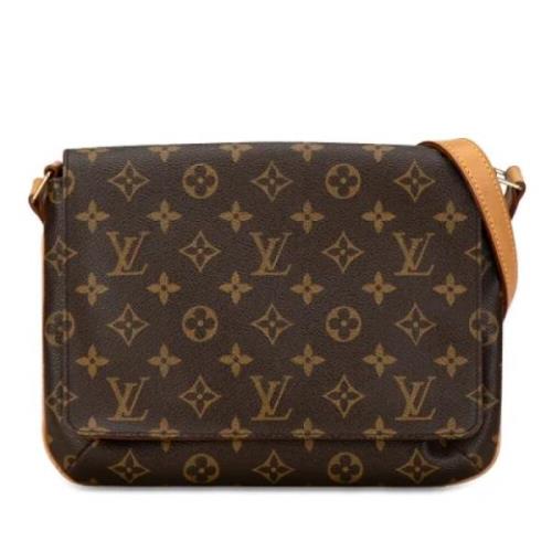 Pre-owned Canvas louis-vuitton-bags Louis Vuitton Vintage , Brown , Da...