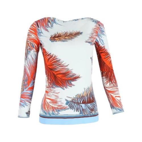 Pre-owned Silk tops Emilio Pucci Pre-owned , Multicolor , Dames