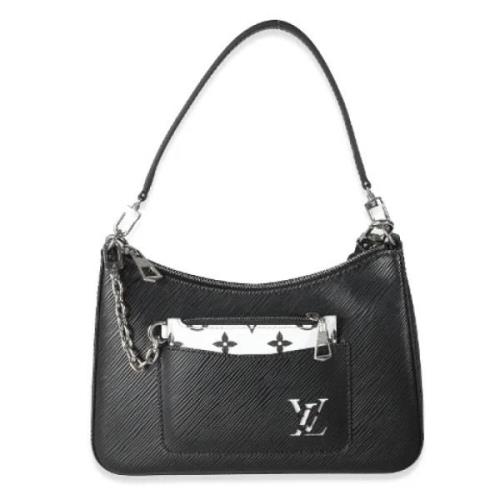 Pre-owned Leather louis-vuitton-bags Louis Vuitton Vintage , Black , D...