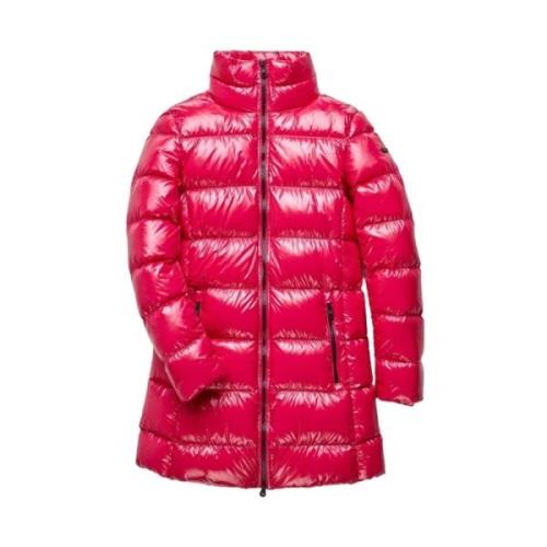 Glanzende Lange Donsjas RefrigiWear , Pink , Dames