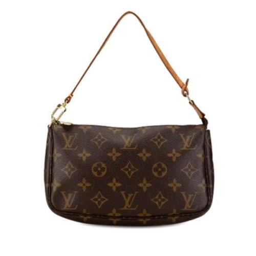 Pre-owned Canvas louis-vuitton-bags Louis Vuitton Vintage , Brown , Da...