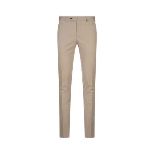 Bruine Silkochino Slim-Fit Broek PT Torino , Brown , Heren