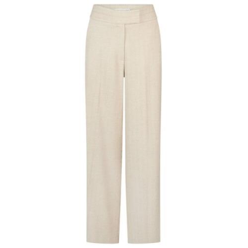 Herringbone Broek Aaiko , Beige , Dames