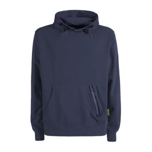 Blauw sweatshirt met capuchon en voorzak YES ZEE , Blue , Heren