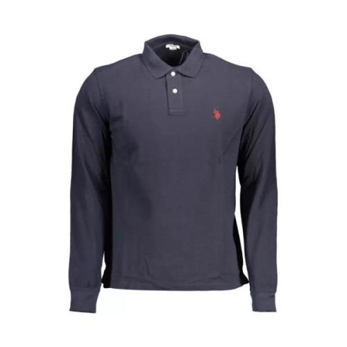 Blauwe Katoenen Polo Shirt U.s. Polo Assn. , Blue , Heren