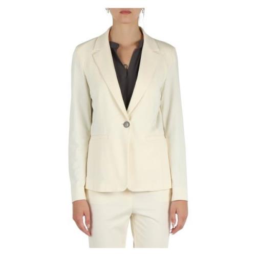 Omkeerbare Viscose Jas Emme DI Marella , Beige , Dames