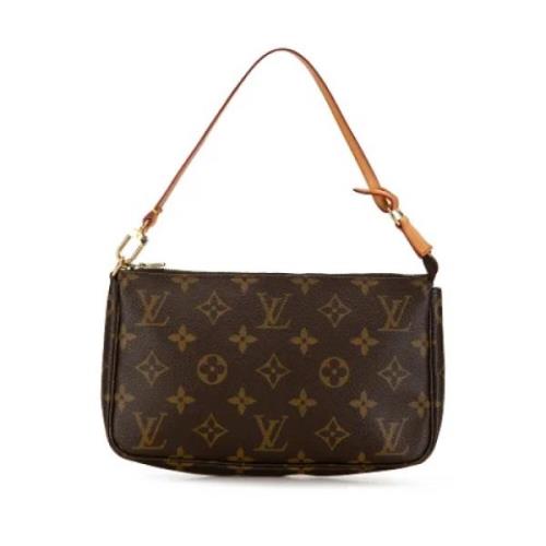 Pre-owned Canvas louis-vuitton-bags Louis Vuitton Vintage , Brown , Da...