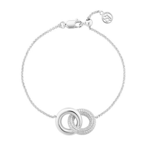 Carrara Zilveren Armband met Zirkonia Sif Jakobs Jewellery , Gray , Da...