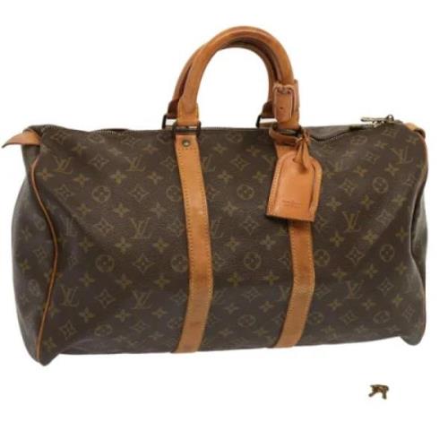 Pre-owned Canvas louis-vuitton-bags Louis Vuitton Vintage , Brown , Da...