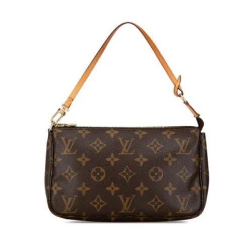 Pre-owned Canvas louis-vuitton-bags Louis Vuitton Vintage , Brown , Da...