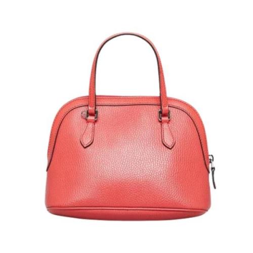 Pre-owned Leather gucci-bags Gucci Vintage , Red , Dames