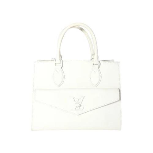 Pre-owned Leather louis-vuitton-bags Louis Vuitton Vintage , White , D...