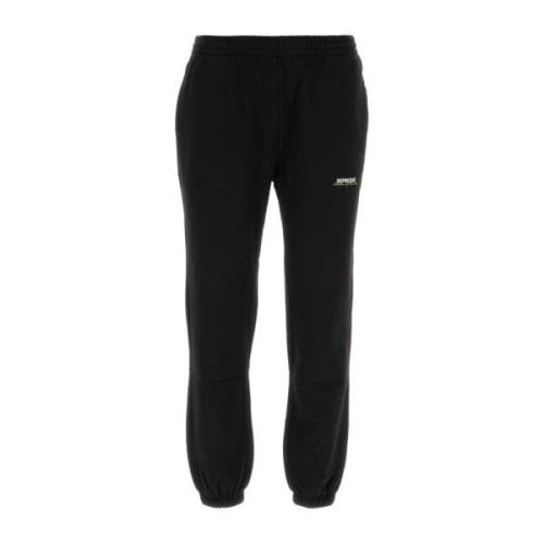 Club Joggers in zwart katoen Represent , Black , Heren