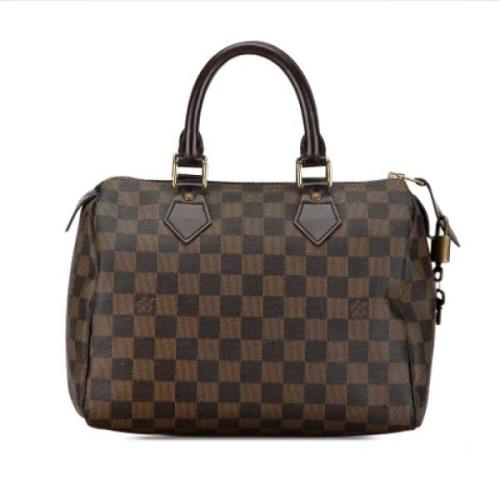 Pre-owned Canvas louis-vuitton-bags Louis Vuitton Vintage , Brown , Da...