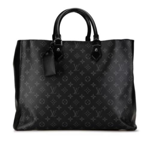 Pre-owned Plastic totes Louis Vuitton Vintage , Black , Dames