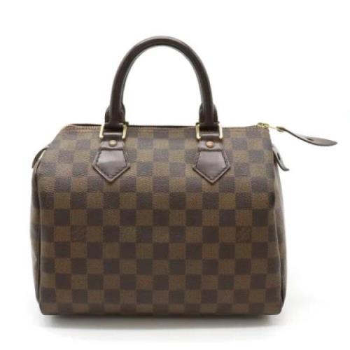 Pre-owned Fabric handbags Louis Vuitton Vintage , Brown , Dames