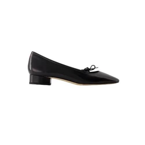 Leather flats aeyde , Black , Dames