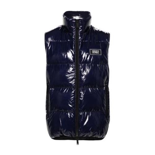 Sportieve Marine Vest Dsquared2 , Blue , Heren