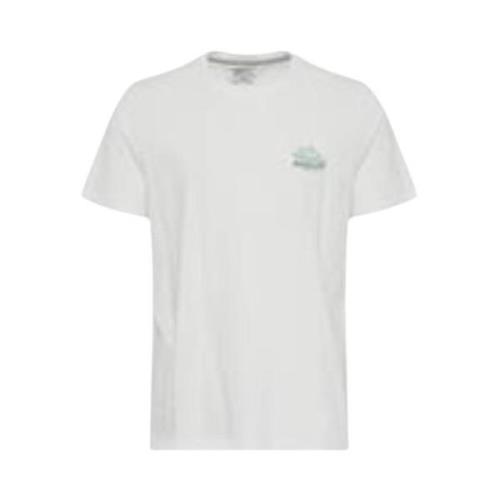 Regular Fit T-shirt Blend , White , Heren