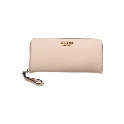 Chic Pink Wallet with Multiple Compartments Guess , Pink , Dames