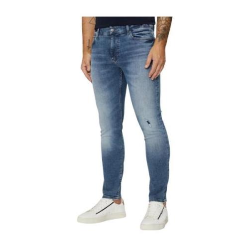 Klassieke Denim Jeans Hugo Boss , Blue , Heren