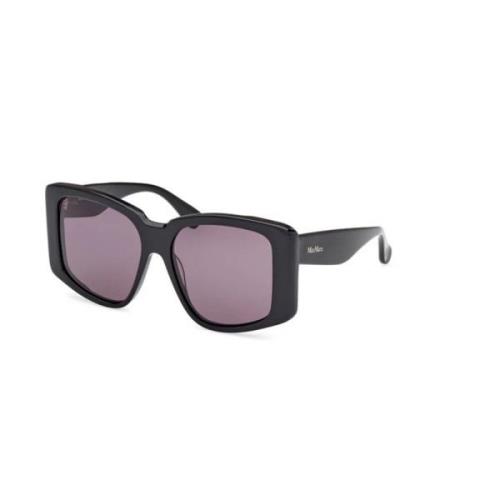 Shiny Black Smoke Zonnebril Max Mara , Black , Dames