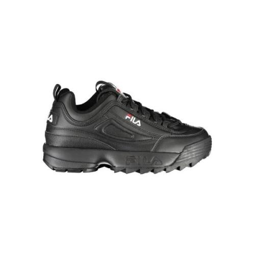 Stijlvolle Zwarte Disruptor Sportschoenen Fila , Black , Dames