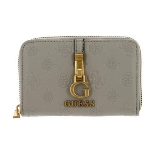 Dames Zip Wallet G James Logo Guess , Gray , Dames