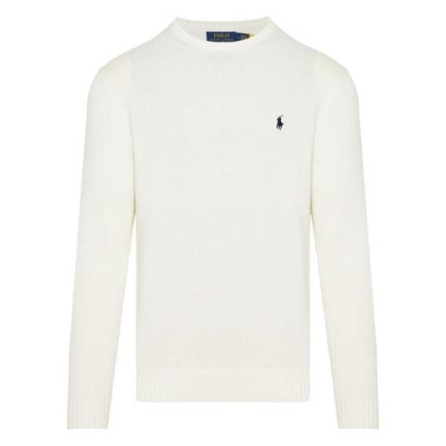 Geborduurde Katoenen Sweatshirt Ralph Lauren , White , Heren