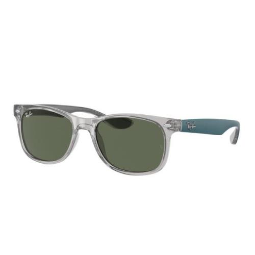 Junior New Wayfarer Zonnebril Groene Lenzen Ray-Ban , Gray , Unisex