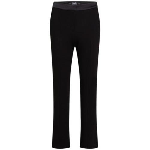 Zwarte Gebreide Broek Karl Lagerfeld , Black , Dames