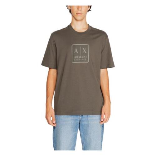 Heren T-shirt Polo Herfst/Winter Collectie Armani Exchange , Green , H...