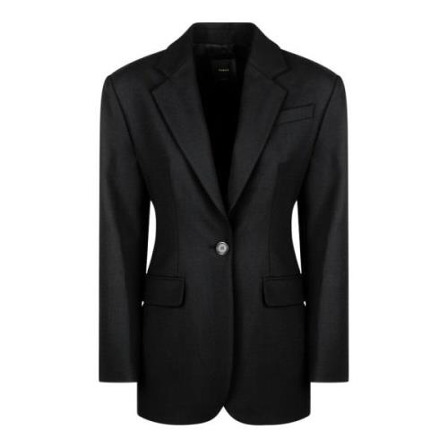 Elegante Zwarte Blazer Pinko , Black , Dames