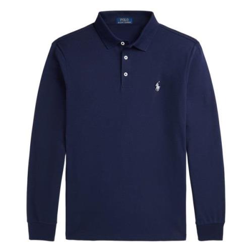 Verfijnde Navy Polo Shirt Polo Ralph Lauren , Blue , Heren