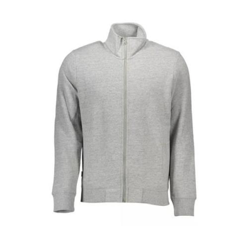 Grijs Sweatshirt met Rits en Borduursel Superdry , Gray , Heren