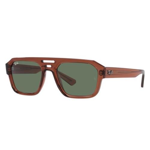 Moderne 3D Detail Zonnebril Ray-Ban , Brown , Unisex