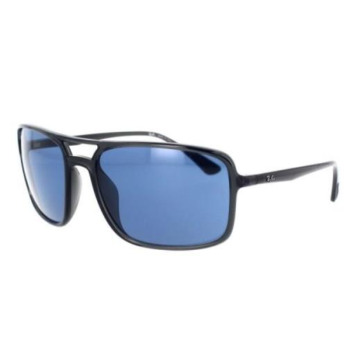 Vintage Stijl Zonnebril Blauw Donker Ray-Ban , Gray , Unisex