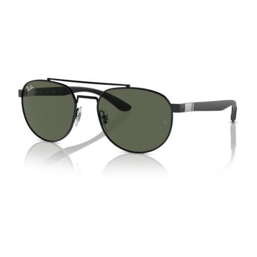 Onregelmatige Vorm Metalen Zonnebril Groene Lenzen Ray-Ban , Black , U...