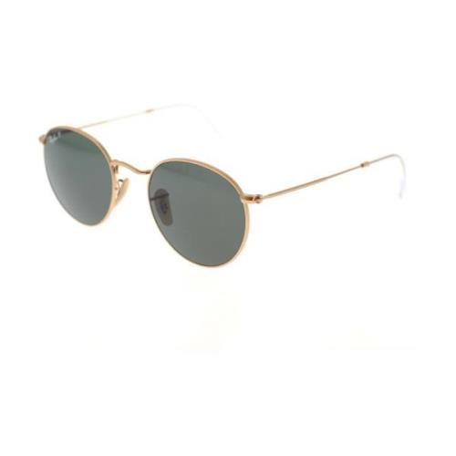 Retro Ronde Metalen Gepolariseerde Zonnebril Ray-Ban , Yellow , Unisex