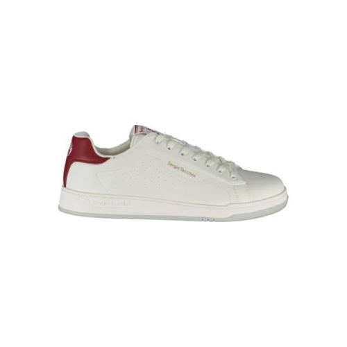 Witte Sneakers met Contrastdetails Sergio Tacchini , White , Heren