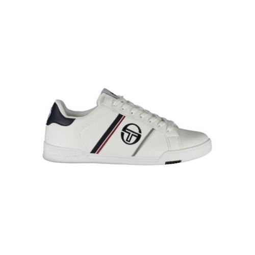 Witte sportsneakers met contrastdetails Sergio Tacchini , White , Here...